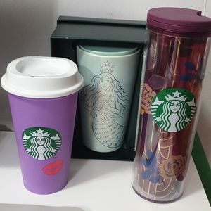 Starbucks Bundle of Three Cups